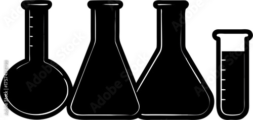 vector illustration of a test tube