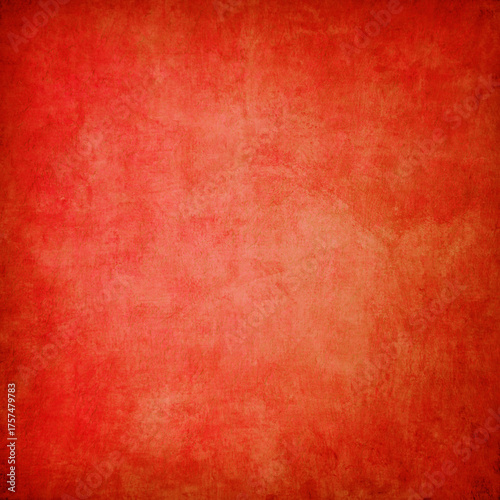 Red grunge textured wall background