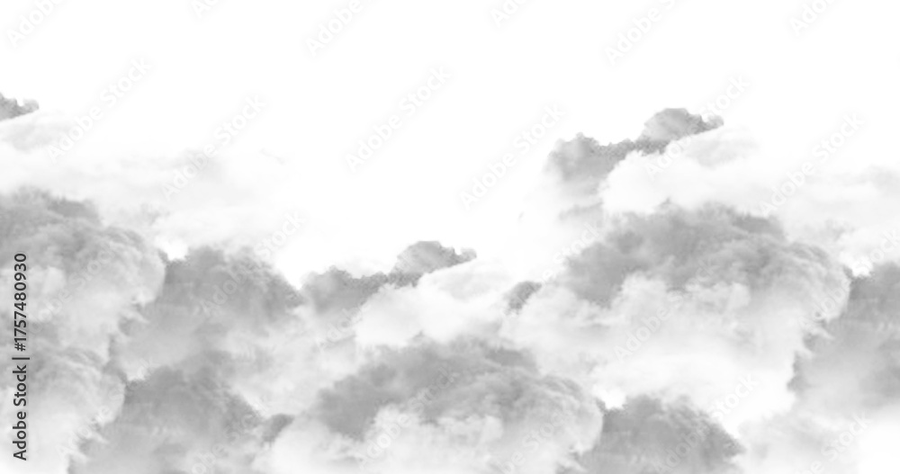 Fototapeta premium Whispy clouds swirl across a serene, atmospheric vista, invoking a sense of tranquility and limitless space