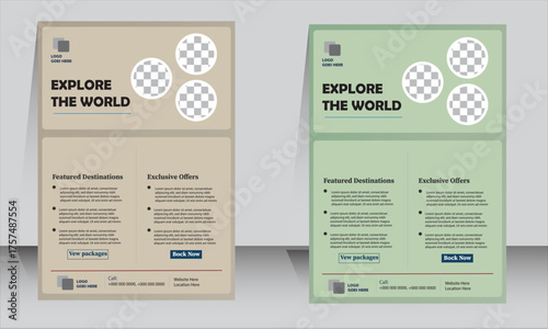 travel flayer tamplate