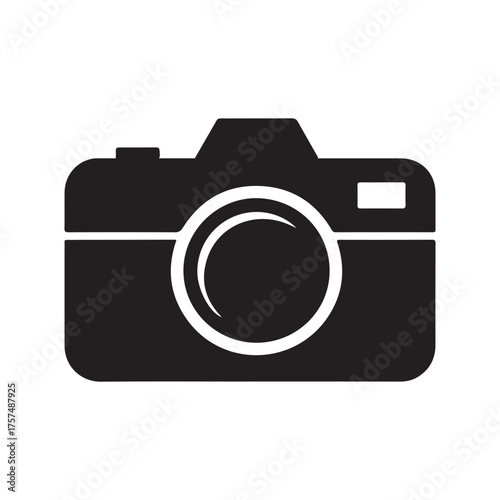 photo camera icon vector. camera silhouettes icon. symbol. Photographing sign. Isolated on white background. vector illustration EPS 10