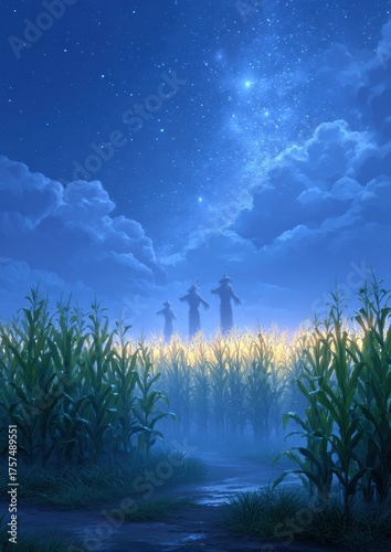 A Haunting Night in the Cornfield: A Spooky Halloween Adventure Awaits Under the Stars