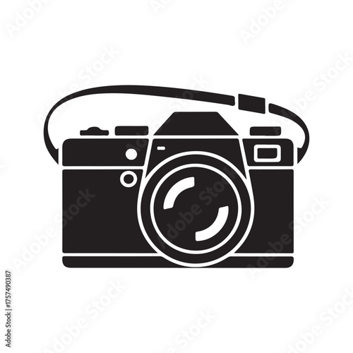 camera silhouettes icon. Photography camera. Photo camera icon. vector illustration EPS 10