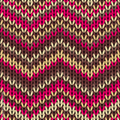 Knitted background pattern wallpaper knitting decorative print handmade textile knitting handiwork	