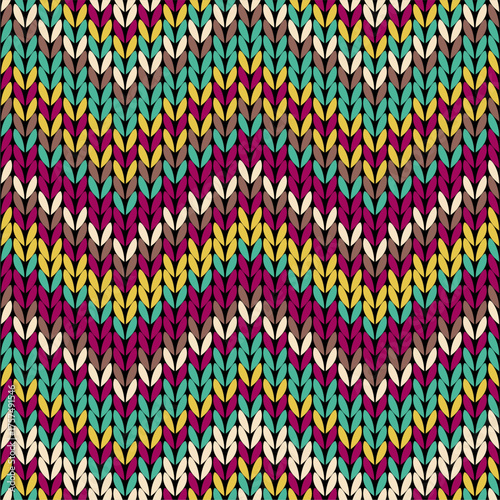 Knitted background pattern wallpaper knitting decorative print handmade textile knitting handiwork	