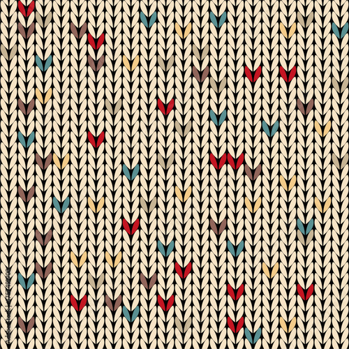 Knitted background pattern wallpaper knitting decorative print handmade textile knitting handiwork	