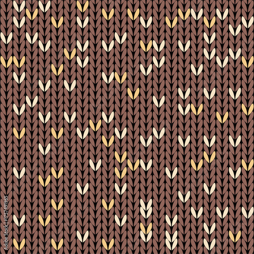 Knitted background pattern wallpaper knitting decorative print handmade textile knitting handiwork	