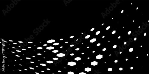 Abstract Geometric Pattern. Hipster Fashion Design Print Hexagonal Pattern. Vector Illustration.