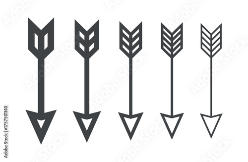 Arrow icon. Attribute of an archer or hunter. Symbol of shooting, weapons, or war. A projectile for throwing or shooting at a distant target. A weapon for hunting or a tool for sporting competition.