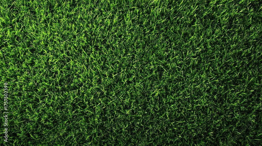 Obraz premium Vibrant Green Grass Blades Texture Background with Lush Natural Lawn Detail