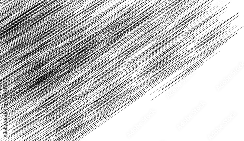 Obraz premium Manga speed lines or sound effect for comic page. stock illustration