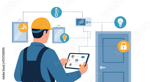 Smart Home Technology Installation and Maintenance Services Explained by Technician