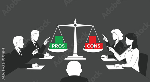 Debating the Advantages and Disadvantages of a Decision by a Panel of Experts