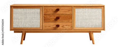Mid-century modern wooden sideboard