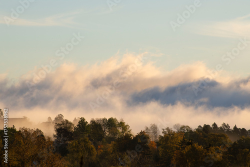 sunrise over the mountains