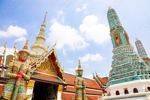 Wat Phra Kaew or Wat Phra Sri Rattana Satsadaram is temple used for various royal ceremonies during reign of King Rama I. It is temple within the Grand Palace. Inside temple is the Emerald Buddha.