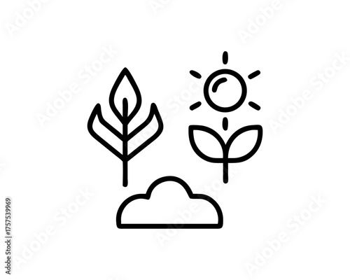 agriculture icon-set vector outline free SVG download