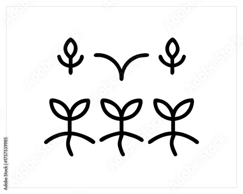 agriculture icon-set vector outline free SVG download