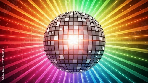 Dazzling Disco Ball Extravaganza - A Kaleidoscope of Light and Rhythm.