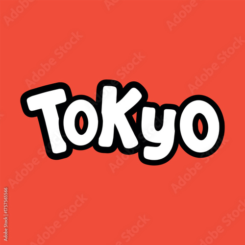 Tokyo typography design