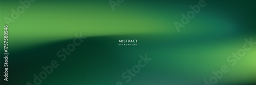 Abstract blurred gradient mesh background in green. vector illustration