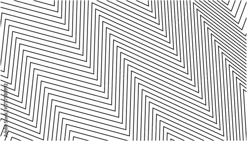 Abstract geometric zigzag pattern with repeating lines