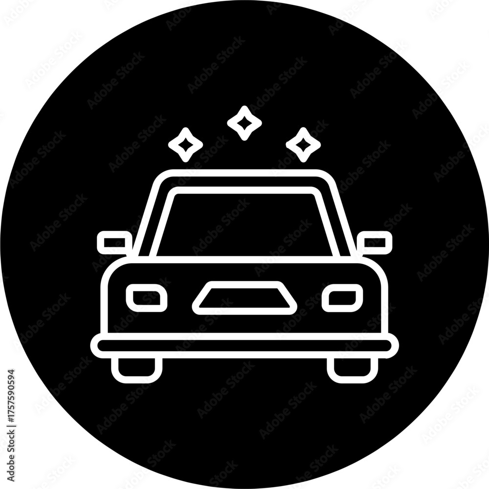 Obraz premium ofvs400 Outline Filled Vector Sign ofvs - car detailing vector icon . car cleaning sign . isolated transparent . black outline and filled version . AI 10 / EPS 10 / PNG . g11740 Car wash service icon.