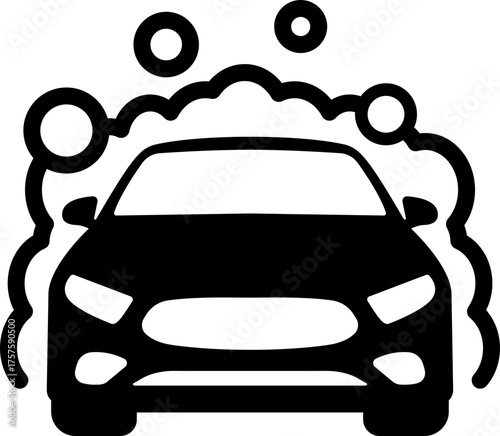 Car wash icons set Vector Black silhouettes. with white background set of auto care icons, car wash service car wash vector icon set illustration, service clip art, symbol, icons in black and white.