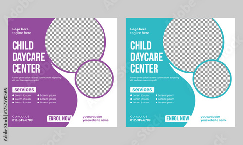 Baby Daycare's social media post design