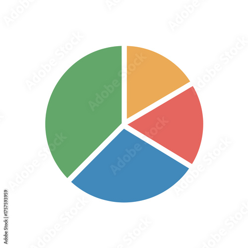 Free Download Pie Chart Business Icon - GFXLoad
