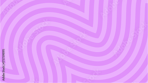 Abstract Purple Wavy Striped Background with Flowing Curved Lines and Modern Gradient Pattern