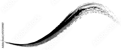 Analog touch materials. The texture of the brush is beautiful. Modern wave pattern