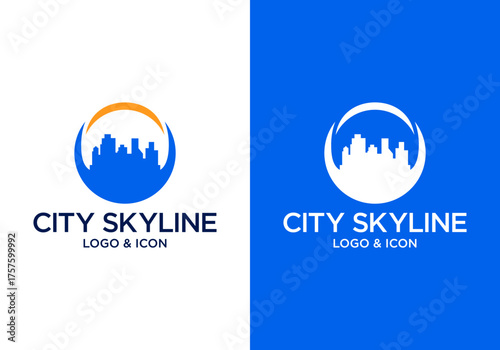 building construction logo icon vector design