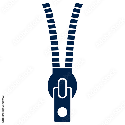 Zipper vector illustration icon