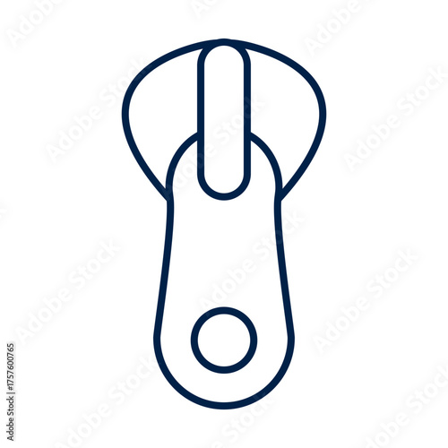 Zipper vector illustration icon