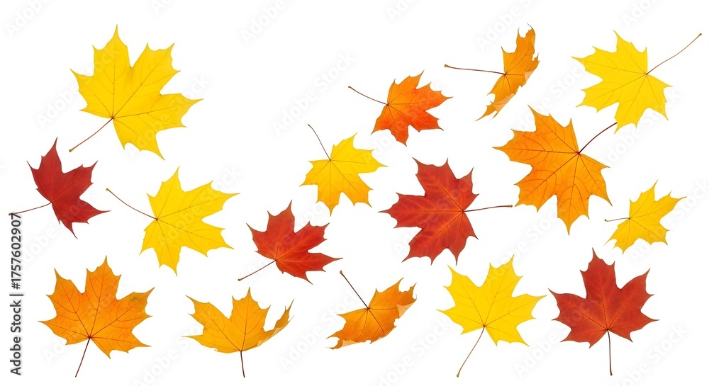 Fototapeta premium autumn leaves background