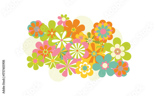 minimal botanical graphic sketch drawing, trendy tiny tattoo design, floral elements vector illustration