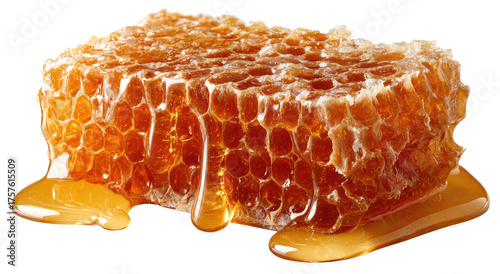Close-up of a honey comb