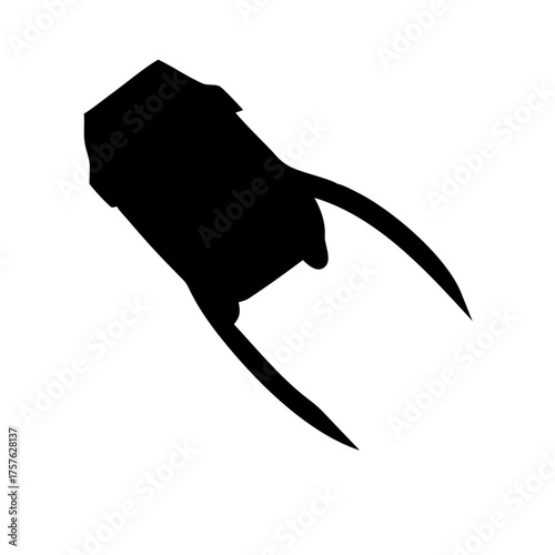 Vector art of sleek silhouette of a futuristic car, embodying speed and innovation, its aerodynamic design hinting at a journey into tomorrow