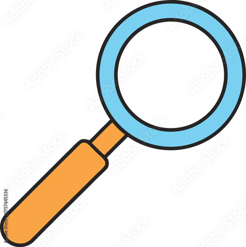 vector magnifying glass icon