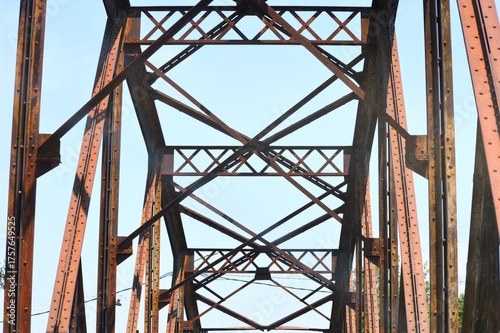 old rusty iron bridge