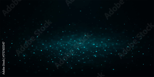 Abstract blue space background loop with bright stars and nebula motion
