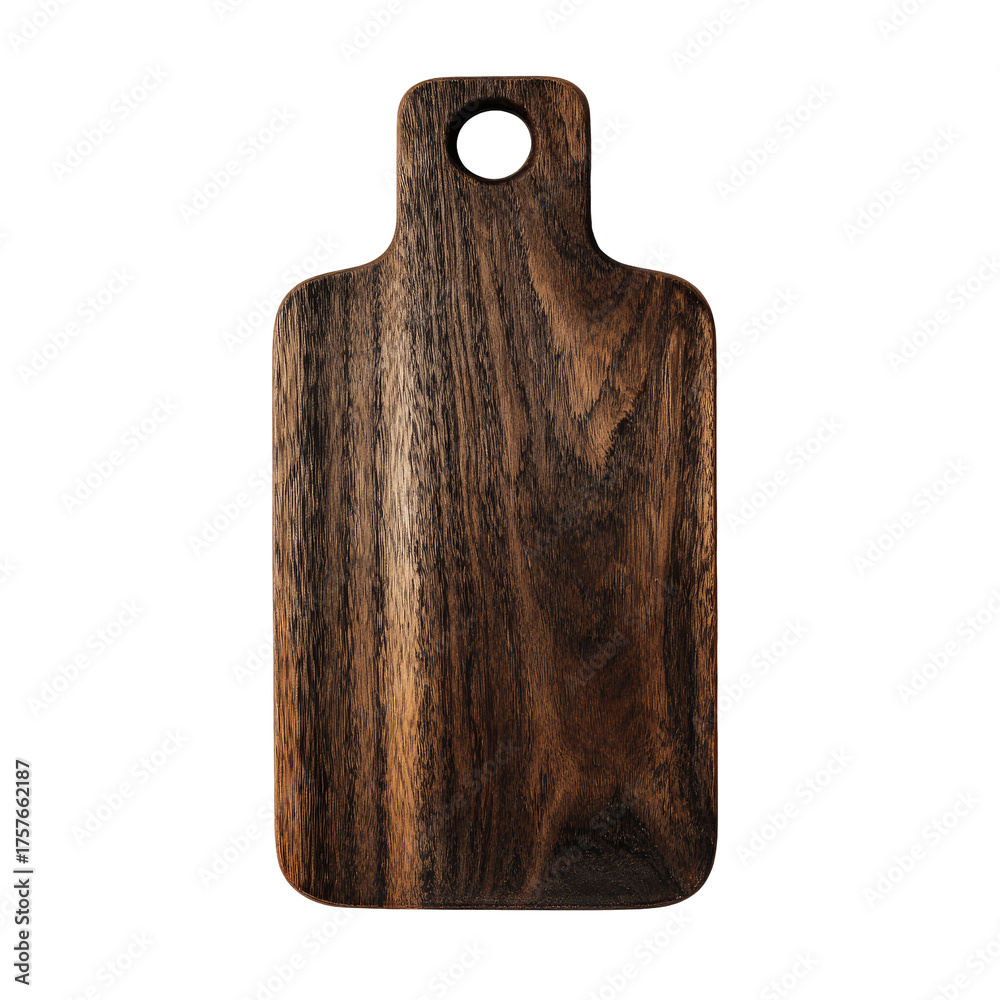 Fototapeta premium Dark wood cutting board
