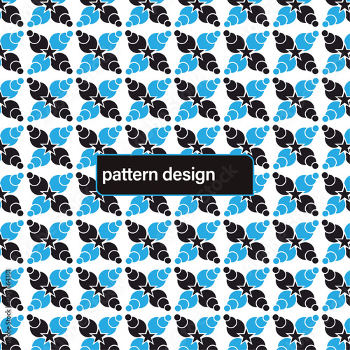 Modern Abstract Pattern Template for Textile and Wallpaper