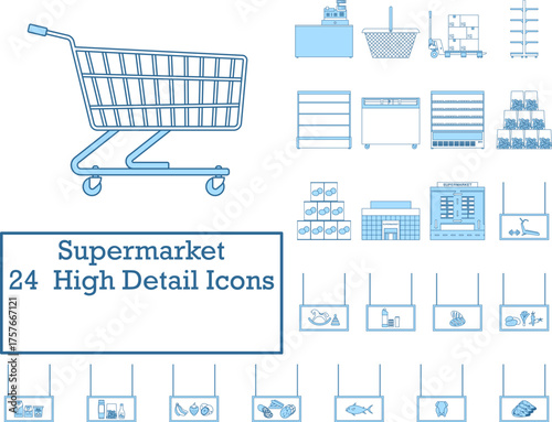 Supermarket Icon Set