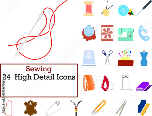 Sewing Icon Set