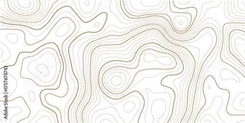 Topographic map background geographic line map with elevation assignments. Modern design with White color background with topographic wavy pattern design.