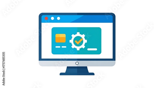 Wallpaper Mural Digital graphic of computer screen, displaying card details Torontodigital.ca