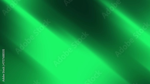 Vivid green abstract animated background with smooth light streaks and glowing gradients. Perfect for modern motion graphics, video editing, and digital visual effects.