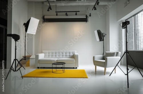 Bright and Modern Studio Space Prepared for a Photoshoot in the Heart of the ...